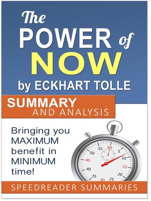 cover image of The Power of Now by Eckhart Tolle